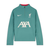 Nike Liverpool Academy Pro Trainingspak 1/4-Zip 2024-2025 Kleuters Groen Rood