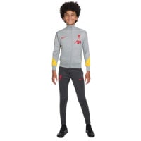 Nike Liverpool Strike Survêtement Full-Zip 2024-2025 Enfants Gris Gris Foncé Rouge