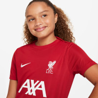 Nike Liverpool Academy Pro Trainingsshirt 2024-2025 Kids Rood Wit