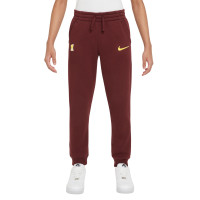 Nike Liverpool Club Survêtement Sweat à Capuche 2024-2025 Enfants Bordeaux Jaune Blanc