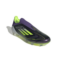 adidas F50 Elite Limited Edition Veterloze Gras Voetbalschoenen (FG) Paars Wit Geel