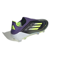 adidas F50 Elite Limited Edition Veterloze Gras Voetbalschoenen (FG) Paars Wit Geel