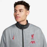 Nike Liverpool Anthem Trainingsjack 2024-2025 Grijs Zwart Rood