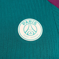 Nike Paris Saint-Germain Strike Elite Haut d'Entraînement 1/4-Zip 2024-2025 Vert Mauve Blanc