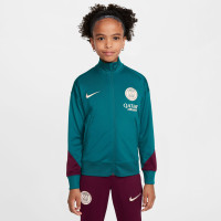 Nike Paris Saint Germain Strike Trainingspak Full-Zip 2024-2025 Kids Groen Paars Wit Goud