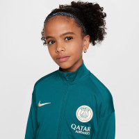 Nike Paris Saint-Germain Strike Survêtement Full-Zip 2024-2025 Enfants Vert Mauve Blanc Doré