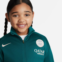 Nike Paris Saint-Germain Strike Survêtement Full-Zip 2024-2025 Tout-Petits Vert Mauve Blanc Doré