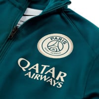 Nike Paris Saint-Germain Strike Survêtement Full-Zip 2024-2025 Bébé Vert Mauve Blanc Doré