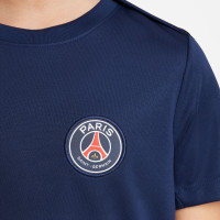 Nike Paris Saint-Germain Academy Pro Trainingsshirt 2024-2025 Kids Donkerblauw Wit