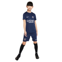 Nike Paris Saint-Germain Academy Pro Maillot d'Entraînement 2024-2025 Enfants Bleu Foncé Blanc