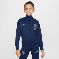 Nike Paris Saint-Germain Academy Pro Survêtement Full-Zip 2024-2025 Enfants Bleu Foncé Blanc