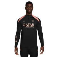 Nike Paris Saint-Germain x Jordan Strike Survêtement 1/4-Zip 2024-2025 Noir Rose Bronze