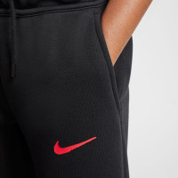 Nike Paris Saint-Germain Tech Fleece Joggingbroek 2024-2025 Kids Zwart Antraciet Rood