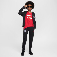 Nike Paris Saint-Germain Tech Fleece Pantalon 2024-2025 Enfants Noir Anthracite Rouge