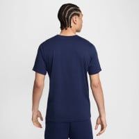 Nike Paris Saint-Germain Tech Fleece Crest Ensemble 2024-2025 Bleu Foncé Rouge Blanc