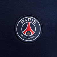 Nike Paris Saint-Germain Tech Fleece Trainingspak 2024-2025 Donkerblauw Wit