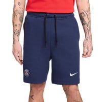 Nike Paris Saint-Germain Tech Fleece Crest Ensemble 2024-2025 Bleu Foncé Rouge Blanc