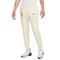 Nike Paris Saint-Germain Club Survêtement Sweat à Capuche 2024-2025 Beige Bleu Foncé