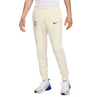 Nike Paris Saint-Germain Club Pantalon de Jogging 2024-2025 Beige Bleu Foncé