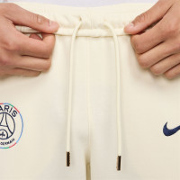 Nike Paris Saint-Germain Club Survêtement Sweat à Capuche 2024-2025 Beige Bleu Foncé