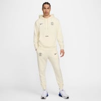 Nike Paris Saint-Germain Club Pantalon de Jogging 2024-2025 Beige Bleu Foncé