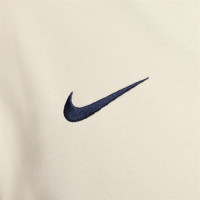 Nike Paris Saint-Germain Club Hoodie 2024-2025 Beige Donkerblauw