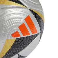 adidas EURO 2024 Fussballliebe Final Pro Ballon de Foot Taille 5 Argenté Noir