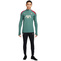 Nike Liverpool Strike Elite Trainingspak 1/4-Zip 2024-2025 Groen Zwart Rood