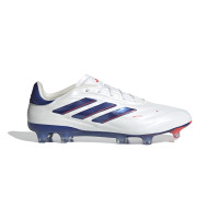 adidas Copa Pure 2 Elite Gazon Naturel Chaussures de Foot (FG) Bleu Blanc Rouge