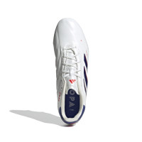adidas Copa Pure 2 Elite Gazon Naturel Chaussures de Foot (FG) Bleu Blanc Rouge