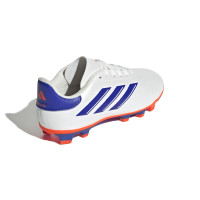 adidas Copa Pure 2 Club Gras / Kunstgras Voetbalschoenen (MG) Kids Wit Blauw Rood