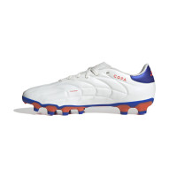 adidas Copa Pure 2 Pro Gazon Naturel Gazon Artitciel Chaussures de Foot (MG) Blanc Bleu Rouge