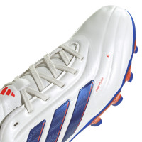 adidas Copa Pure 2 Pro Gazon Naturel Gazon Artitciel Chaussures de Foot (MG) Blanc Bleu Rouge