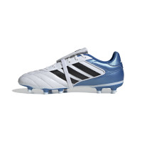 adidas Copa Gloro 2 Gazon Naturel Chaussures de Foot (FG) Blanc Bleu Noir