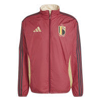 adidas België Anthem Trainingsjack Reversible 2024-2026 Rood Zwart Goud Beige