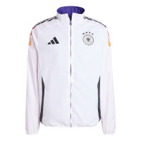 adidas Allemagne Anthem Veste d'Entraînement Réversible 2024-2026 Mauve Rose Blanc Noir