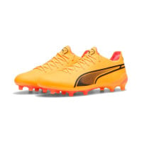 PUMA King Ultimate Gazon Naturel Gazon Artificiel (MG) Orange Noir Rose