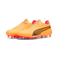 PUMA King Ultimate Gazon Naturel Gazon Artificiel (MG) Femmes Orange Noir Rose