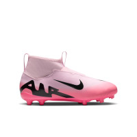 Nike Zoom Mercurial Superfly 9 Academy Sans Lacets Gazon Naturel / Gazon Artificiel (MG) Enfants Rose Clair Rose Vif Noir