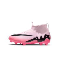 Nike Zoom Mercurial Superfly 9 Academy Sans Lacets Gazon Naturel / Gazon Artificiel (MG) Enfants Rose Clair Rose Vif Noir