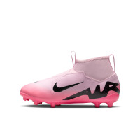 Nike Zoom Mercurial Superfly 9 Academy Sans Lacets Gazon Naturel / Gazon Artificiel (MG) Enfants Rose Clair Rose Vif Noir