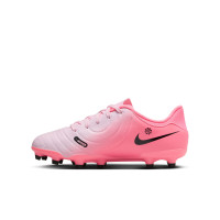 Nike Tiempo Legend 10 Academy Gazon Naturel Gazon Artificiel Chaussures de Foot (MG) Enfants Rose Clair Rose Vif Noir