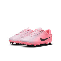 Nike Tiempo Legend 10 Academy Gazon Naturel Gazon Artificiel Chaussures de Foot (MG) Enfants Rose Clair Rose Vif Noir