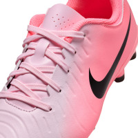 Nike Tiempo Legend 10 Academy Gazon Naturel Gazon Artificiel Chaussures de Foot (MG) Enfants Rose Clair Rose Vif Noir