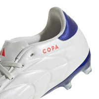 adidas Copa Pure 2 Pro Gazon Naturel Chaussures de Foot (FG) Blanc Bleu Rouge