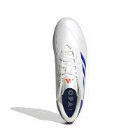 adidas Copa Pure 2 Club Gazon Naturel Gazon Artificiel Chaussures de Foot (MG) Blanc Bleu Rouge