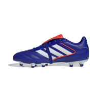 adidas Copa Gloro 2 Gazon Naturel Chaussures de Foot (FG) Bleu Blanc Rouge