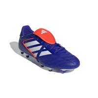 adidas Copa Gloro 2 Gazon Naturel Chaussures de Foot (FG) Bleu Blanc Rouge