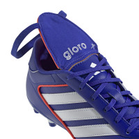 adidas Copa Gloro 2 Gazon Naturel Chaussures de Foot (FG) Bleu Blanc Rouge