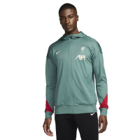 Nike Liverpool Strike Trainingspak Full-Zip Hooded 2024-2025 Groen Zwart Rood